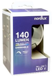 Enzo nordlux led globe g95 e27 5-15w 1800k filament spiraal grey dimbaar - 2760110