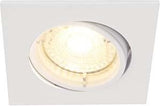 Enzo nordlux led inbouwspot carina vierkant wit gu10 5w 3-pack dimbaar 2700k - 4801290 - afbeelding 1