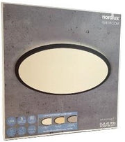 Enzo nordlux led plafonniere oja 42 zwart 19w 3000k 4000k 42cm - 4802314 - afbeelding 2