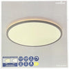 Enzo nordlux led plafonniere oja 42 zwart 24w 3000k 4000k 42cm - 4802331