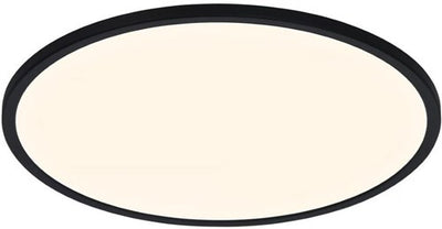 Enzo nordlux led plafonniere oja 42 zwart 24w 3000k 4000k 42cm - 4802331