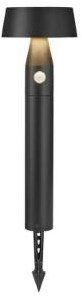 Enzo nordlux led solar tuinlamp op spie nama 1w 3000k zwart 50cm - 4802840 - afbeelding 1