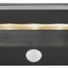 Enzo nordlux led solar wandlamp agena 5w 3000k zwart - 4802820