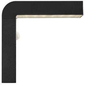 Enzo nordlux led solar wandlamp alya 5w 3000k zwart - 4802830