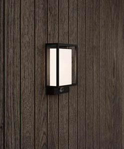 Enzo nordlux led wandlamp nestor sensor zwart 8w 2700k ip44 - 4800890