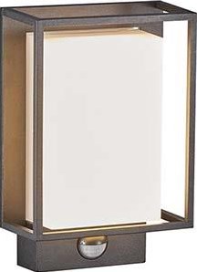 Enzo nordlux led wandlamp nestor sensor zwart 8w 2700k ip44 - 4800890