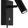 Enzo nordlux led wandlamp omari 3.2w zwart touch - 4800438