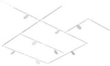 Enzo nordlux link rail 1 fase 1,8 meter wit incl aansluitstuk - 5049119 - afbeelding 2