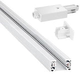 Enzo nordlux link rail 1 fase 1,8 meter wit incl aansluitstuk - 5049119 - afbeelding 1
