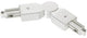 Enzo nordlux link rail koppelstuk flexibel wit 1 fase - 5049220