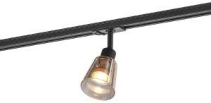 Enzo nordlux link railspot koniekel gu10 zwartglas - 5049480