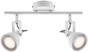 Enzo nordlux opbouw spot 2x gu10 aslak wit verstelbaar - 4800450