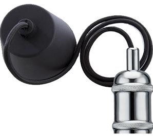 Enzo nordlux snoerpendel e27 avra chroom - 4800190