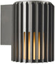 Enzo nordlux wandlamp aludra rond e27 zilver antraciet ip54 - 4800941