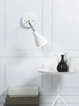 Enzo nordlux wandlamp e14 cyclone wit met schakelaar - 4800442 - afbeelding 2