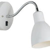 Enzo nordlux wandlamp e14 cyclone wit met schakelaar - 4800442