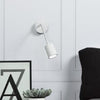 Enzo nordlux wandlamp explore flex gu-10 met schakelaar wit - 4800427