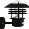 Enzo nordlux wandlamp vejers met sensor e27 zwart ip44 - 4800925