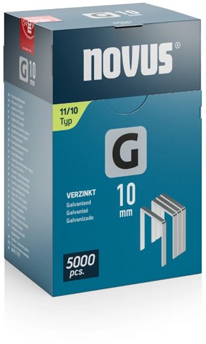 Novus vlakdraad nieten g 11 10mm | | 5000 stuks - 042-0767