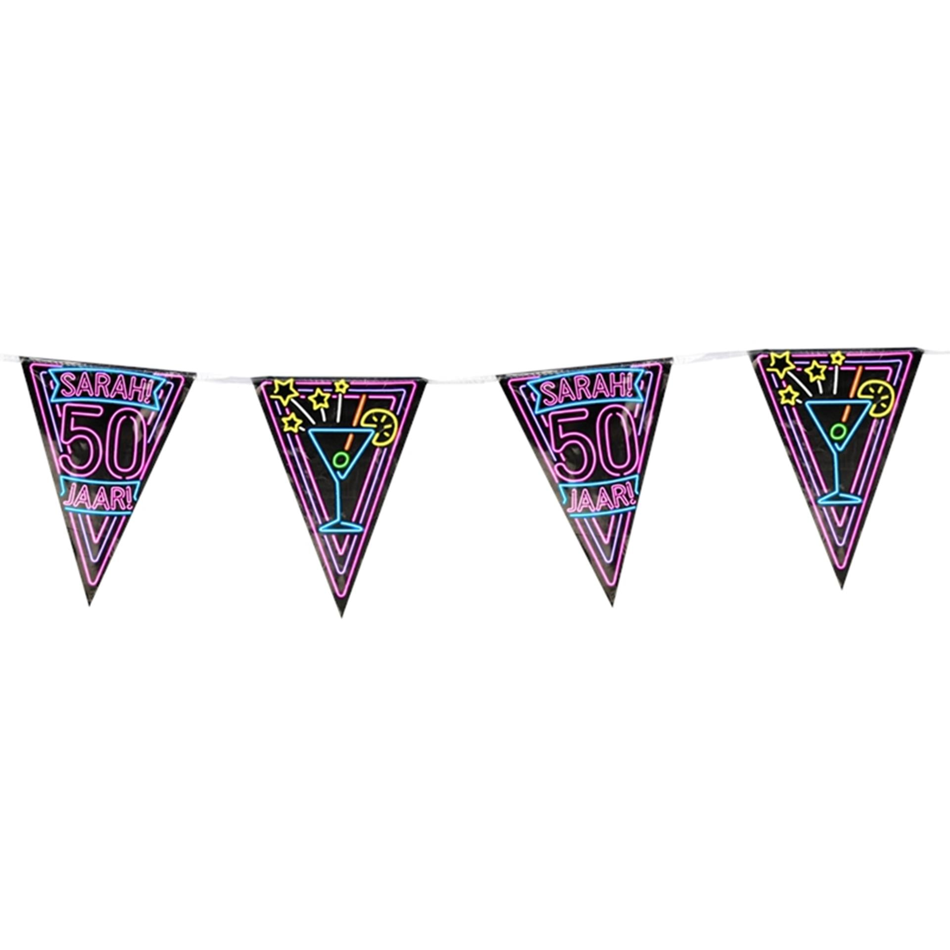 Paperdreams neon party flag - sarah