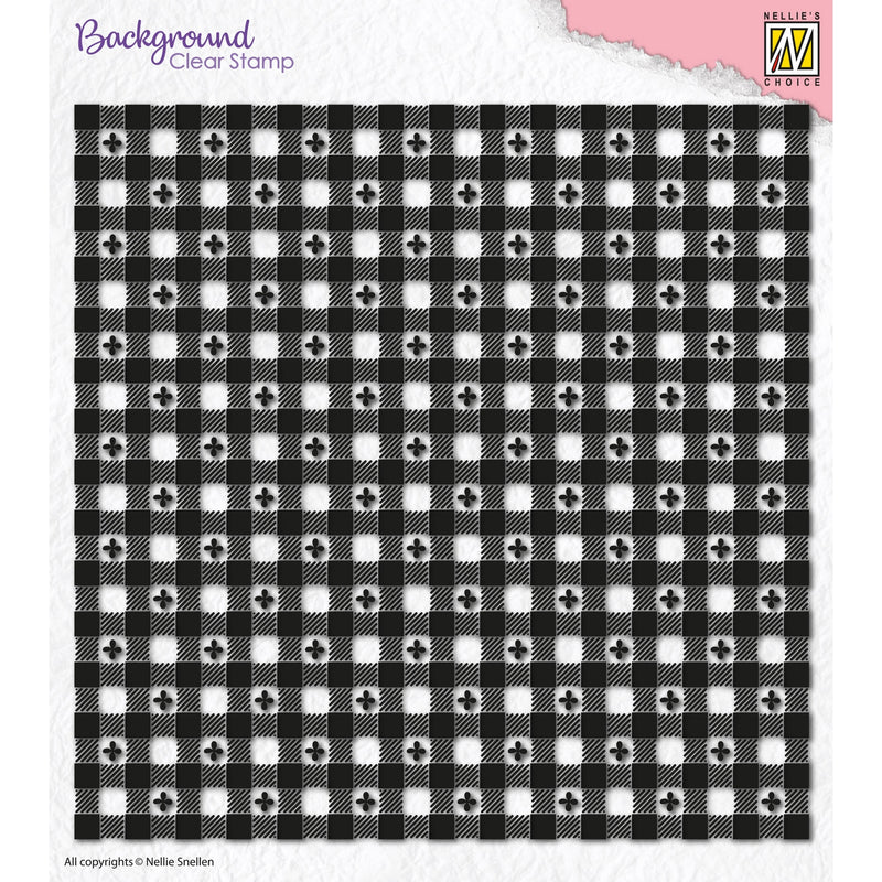 Nellie's choice • background clear stamp clover squares