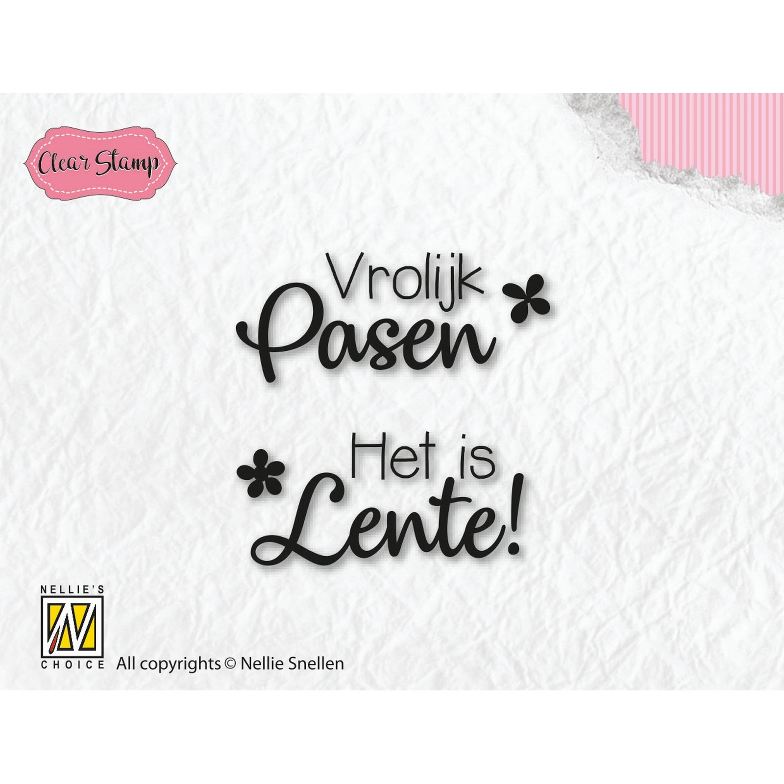 Nellie's choice • clear stamp pasen en lente