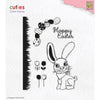 Nellie's choice • clear stamp set a5 hoppy easter