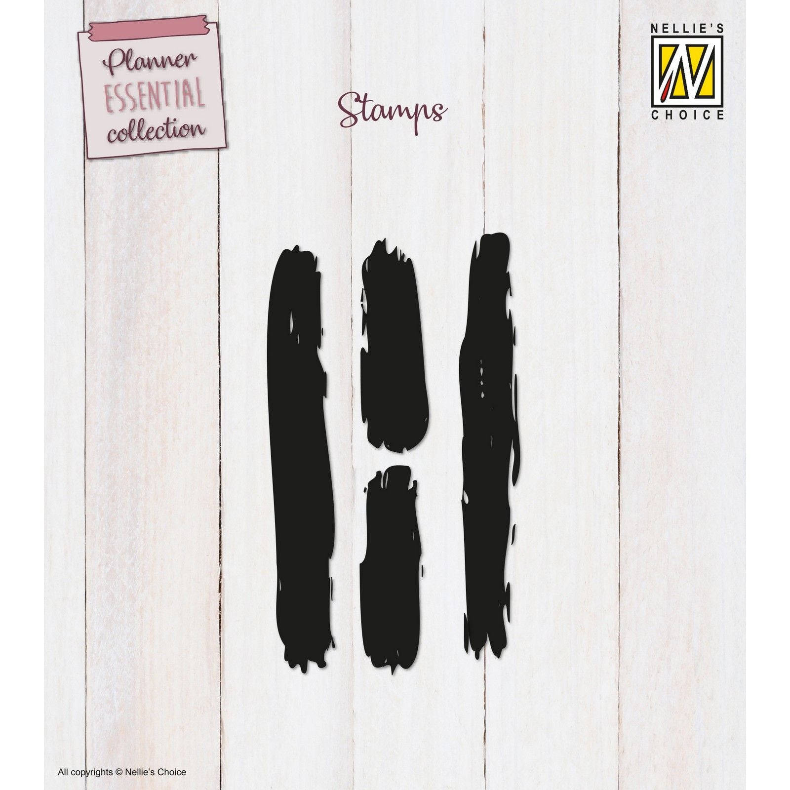 Nellie's choice • clear stamps stripes 4st.