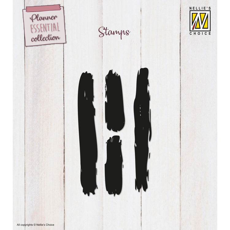 Nellie's choice • clear stamps stripes 4st.
