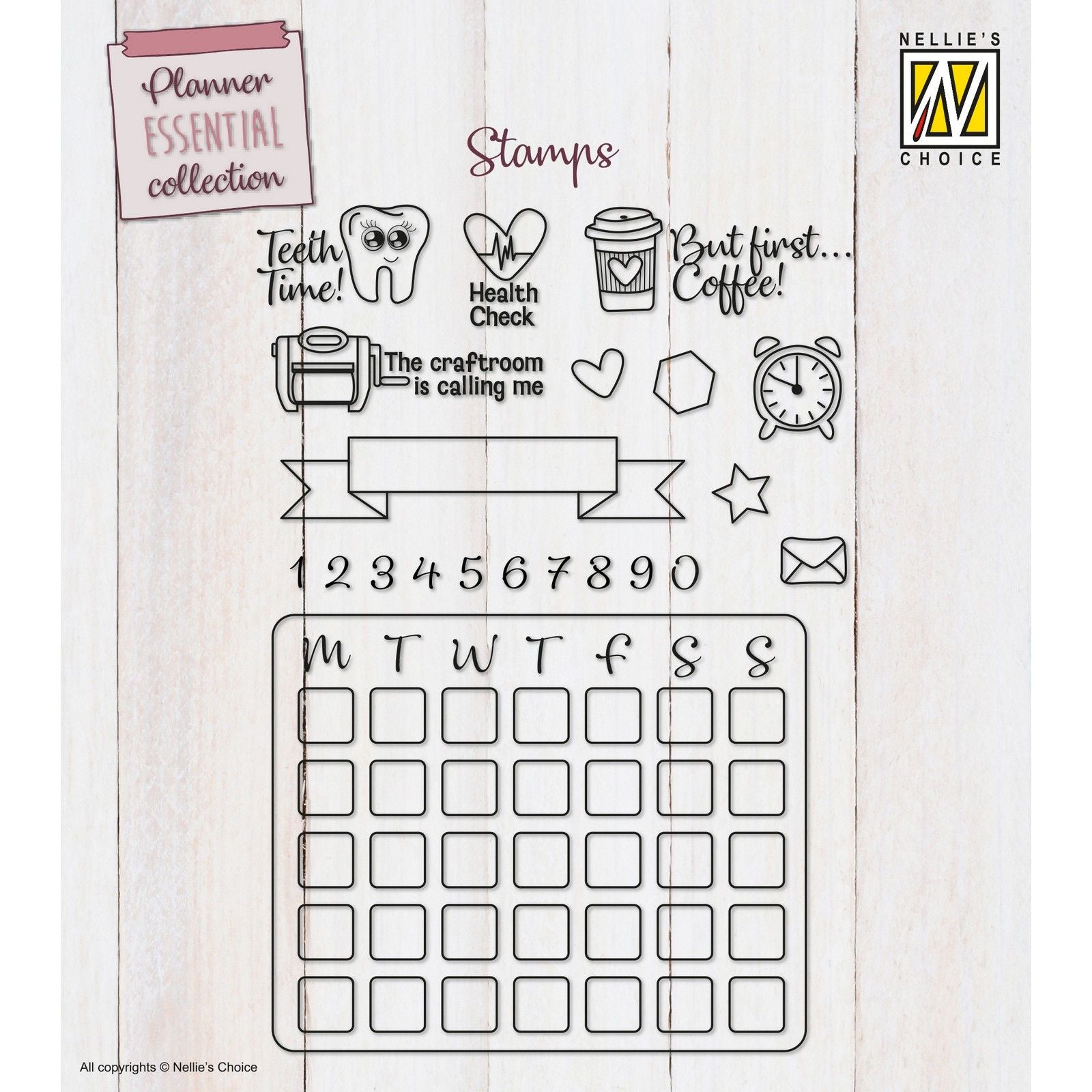 Nellie's choice • clear stamps plan it 22st.