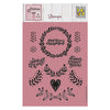 Nellie's choice • clear stamps kerstkrans 13st.