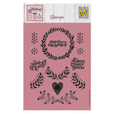 Nellie's choice • clear stamps kerstkrans 13st. - afbeelding 1