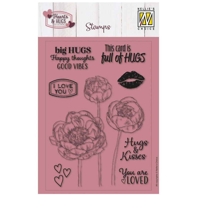 Nellie's choice • clear stamps full of hugs 9st.