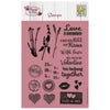 Nellie's choice • clear stamps love is everywhere 22st.