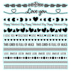 Nellie's choice • clear stamps strips love hugs 13st.