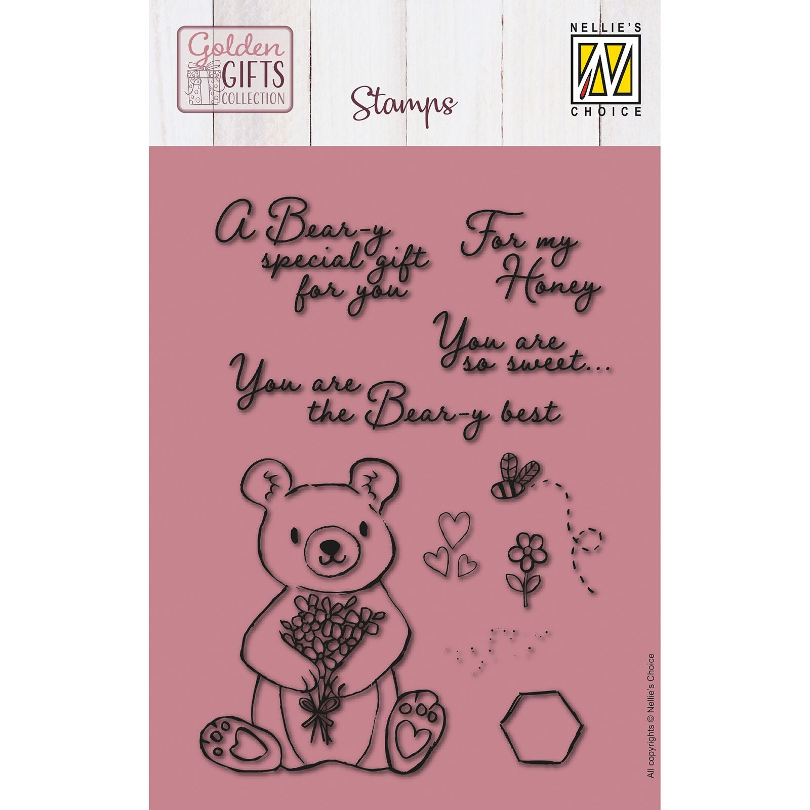 Nellie's choice • clear stamps beary special 10st.