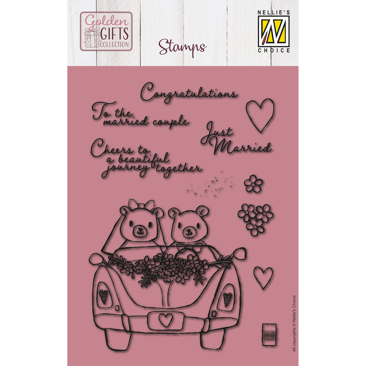 Nellie's choice • clear stamps just married 11st.