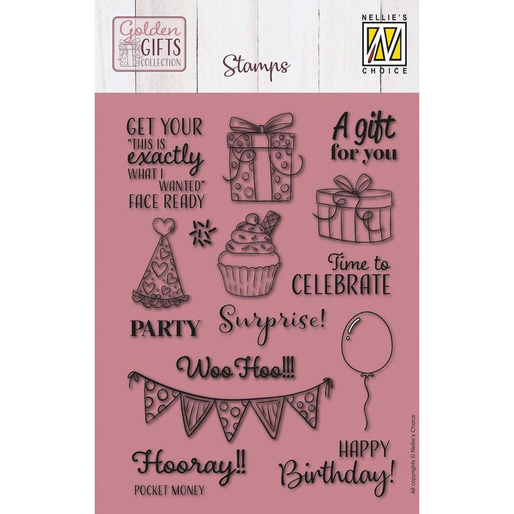 Nellie's choice • clear stamps celebrations 16st.