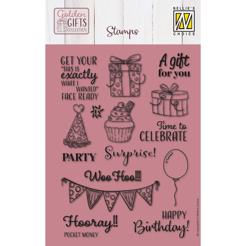 Nellie's choice • clear stamps celebrations 16st.