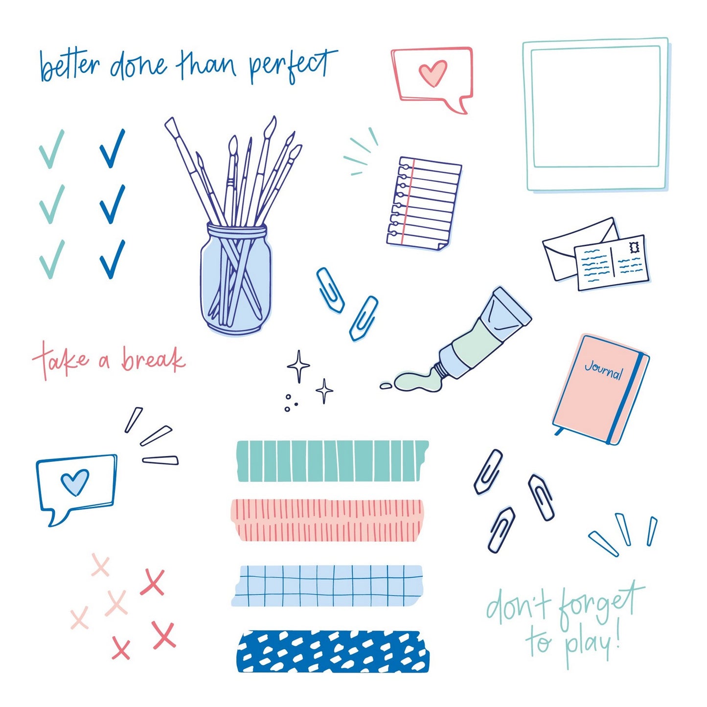 Nienke vletter • stickervellen 3st.