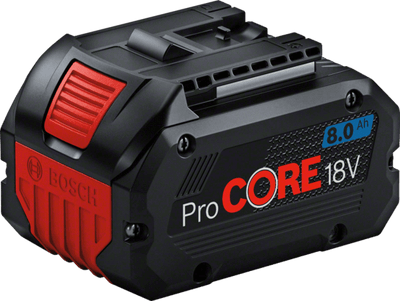 Bosch blauw procore 18v 8.0 ah professional accu 8.0ah performance - 1600a016gk