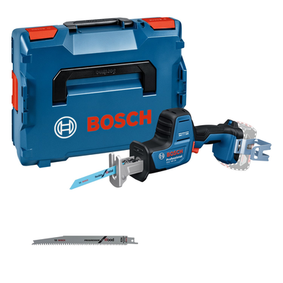 Bosch blauw gsa 18v-24 reciprozaag | solo in l-boxx | incl. zaagblad s922ef, s2345x, haak | zonder accu en lader - 06016a5101