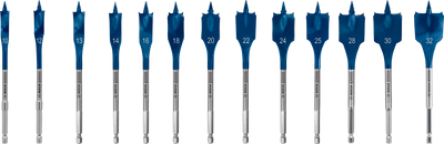 Bosch blauw bosch accessoires expert speedborenset self cut speed | 13-delig | 10, 12, 13, 14, 16, 18, 20, 22, 24, 25, 28, 30, 32 mm - 2608902112