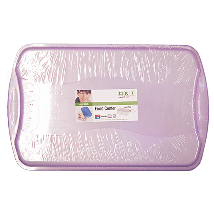 Okt vershouddozen easy fresh paars met deksel 3 stuks