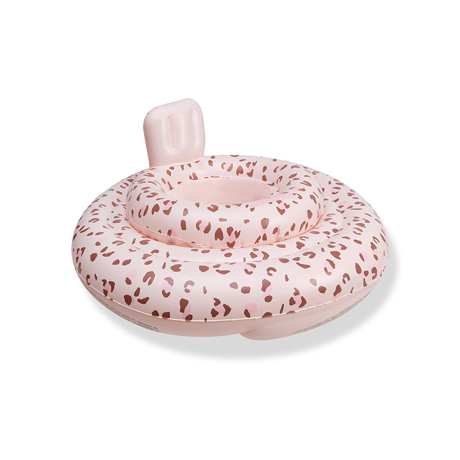 Leopard | oudroze baby float 0-1 jaar