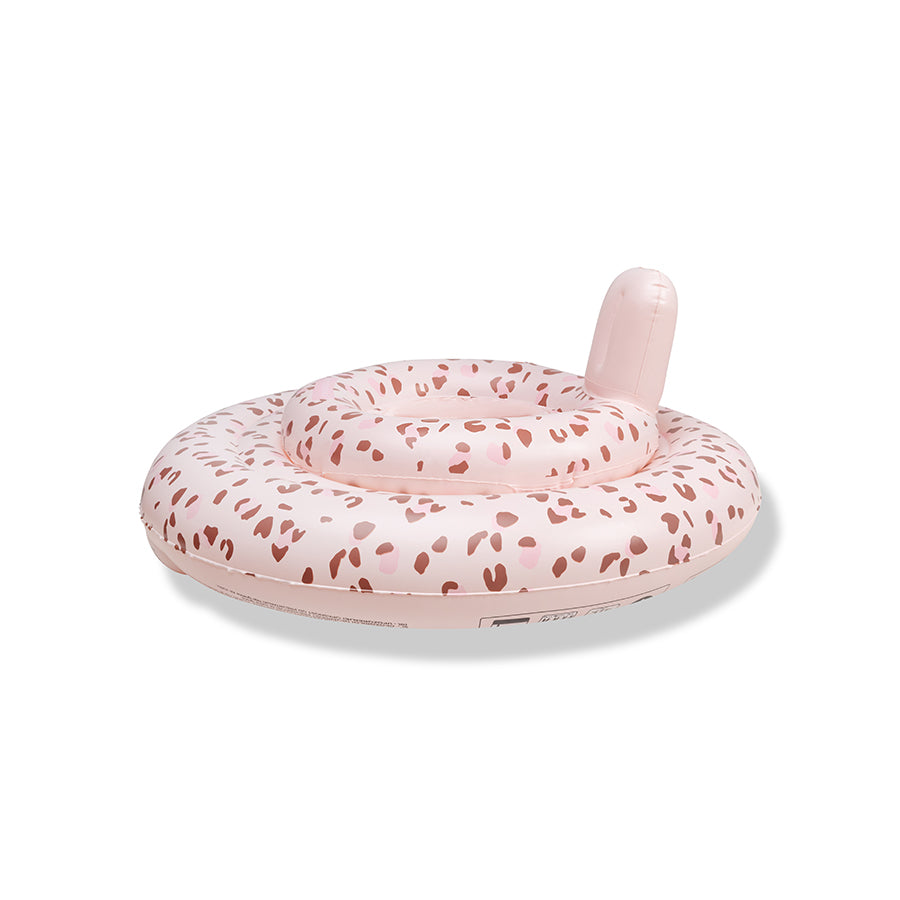 Leopard | oudroze baby float 0-1 jaar