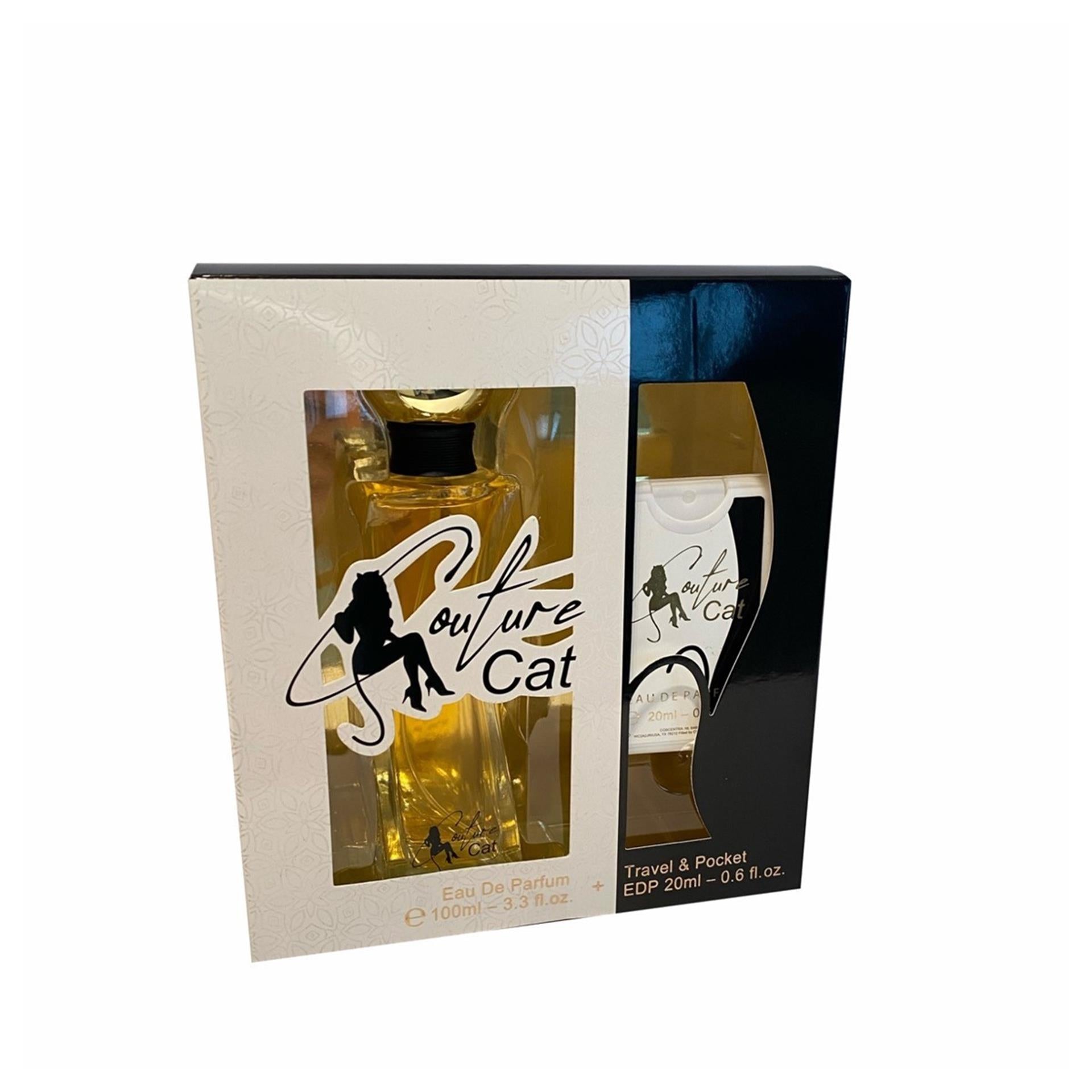 Omerta couture cat giftset eau de parfum 100ml + pocket parfum 20ml for women