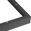 Enzo opbouwframe voor led paneel 120x30x5cm zwart - 5417884