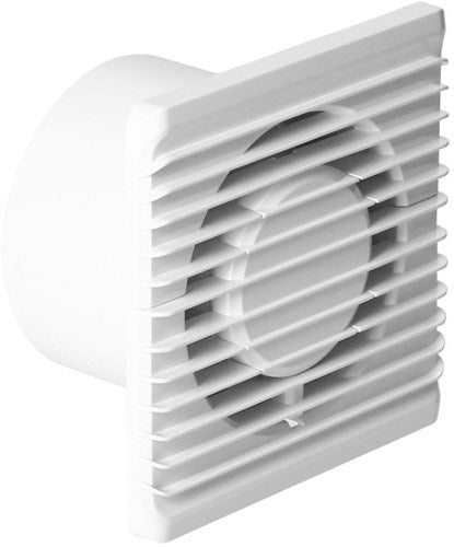 Enzo orno badkamer - toilet ventilator wit 100mm + timer en sensor - 8611020