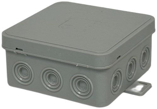 Enzo orno kabeldoos ip54 grijs vierkant 85x85x41mm - 4034057